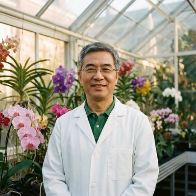 涩里番植物学顾问林教授